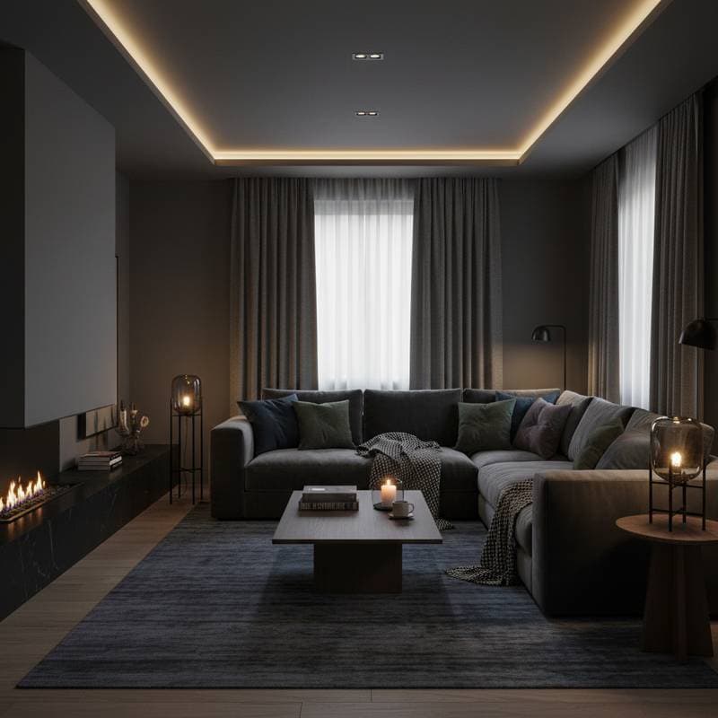 Featured image for Why Dark Interiors Create the Ultimate Safe Haven