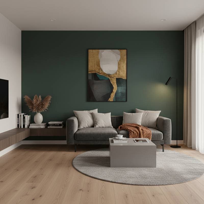 Featured image for Dark Accent Walls Replace Neutrals in 2025 Homes