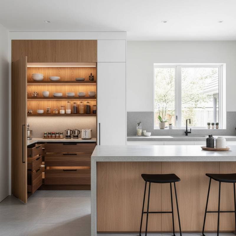 Featured image for Hidden Pantries Add 11% More Value Than Open Shelves