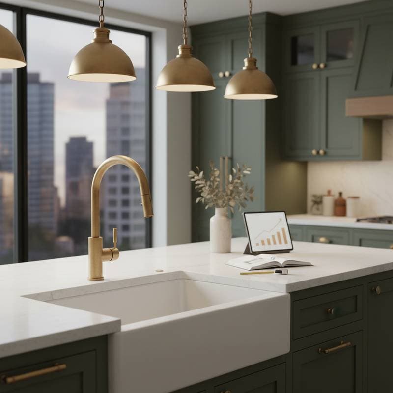 Featured image for Aged Brass Fixtures Add 6% to Resale Value in 2025