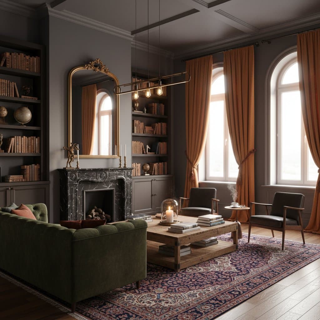 Featured image for Dark Academia Interiors Sell for 10% More in 2026