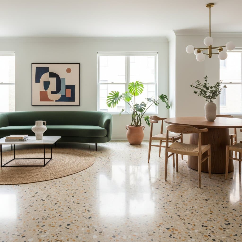 Featured image for Terrazzo Floors Boost Home Value 11% With Retro Style