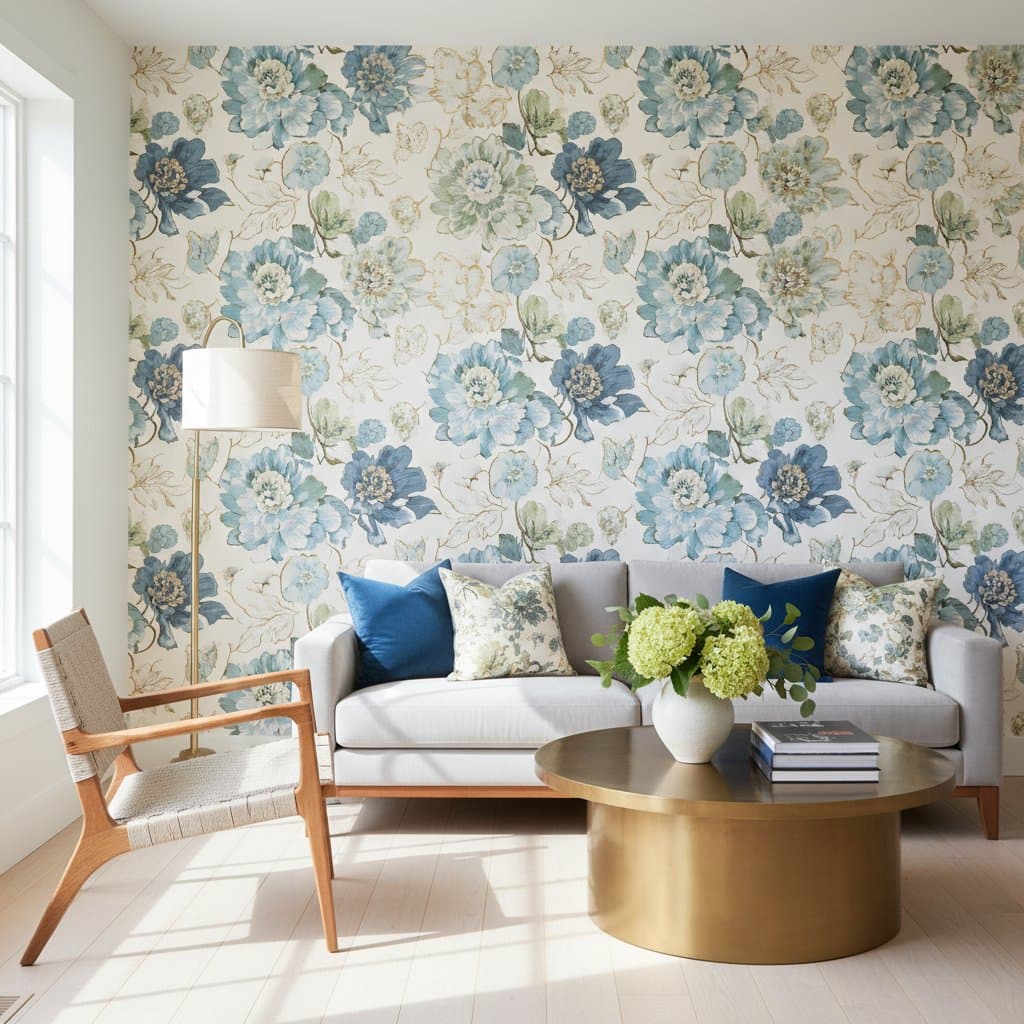 Featured image for Floral Wallpaper Adds 3-5% to Home Sale Price