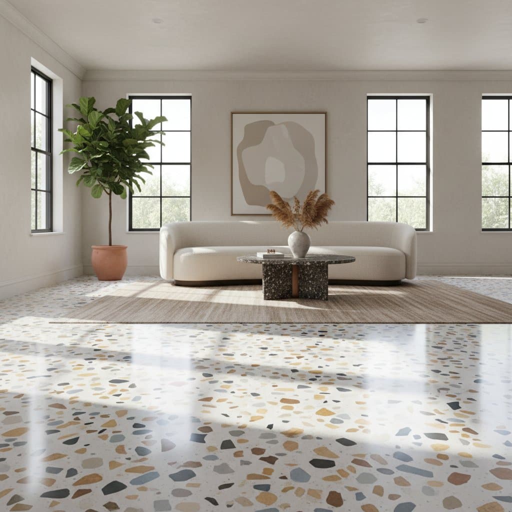 Featured image for Terrazzo Flooring Costs $14-28 Per Square Foot in 2026