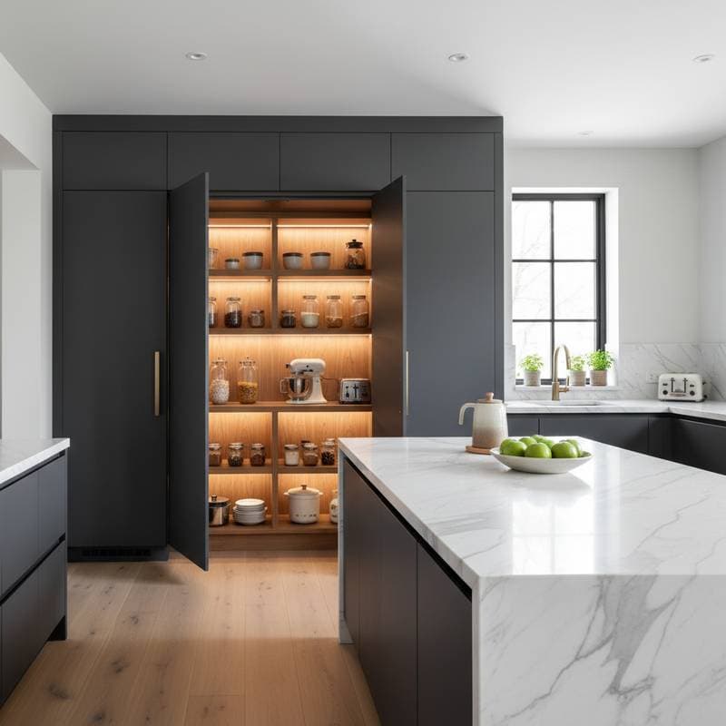 Featured image for Hidden Pantries Cut Clutter and Raise Resale Value