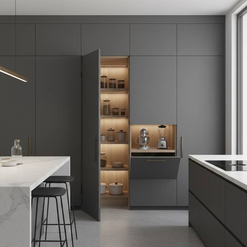 Featured image for Hidden Pantries Return More Value Than Wall Cabinets