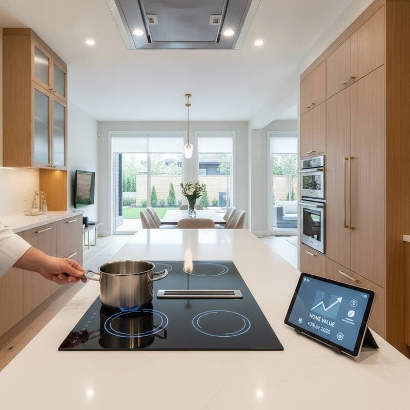 Featured image for Induction Cooktops Add 3-7% to 2026 Home Values