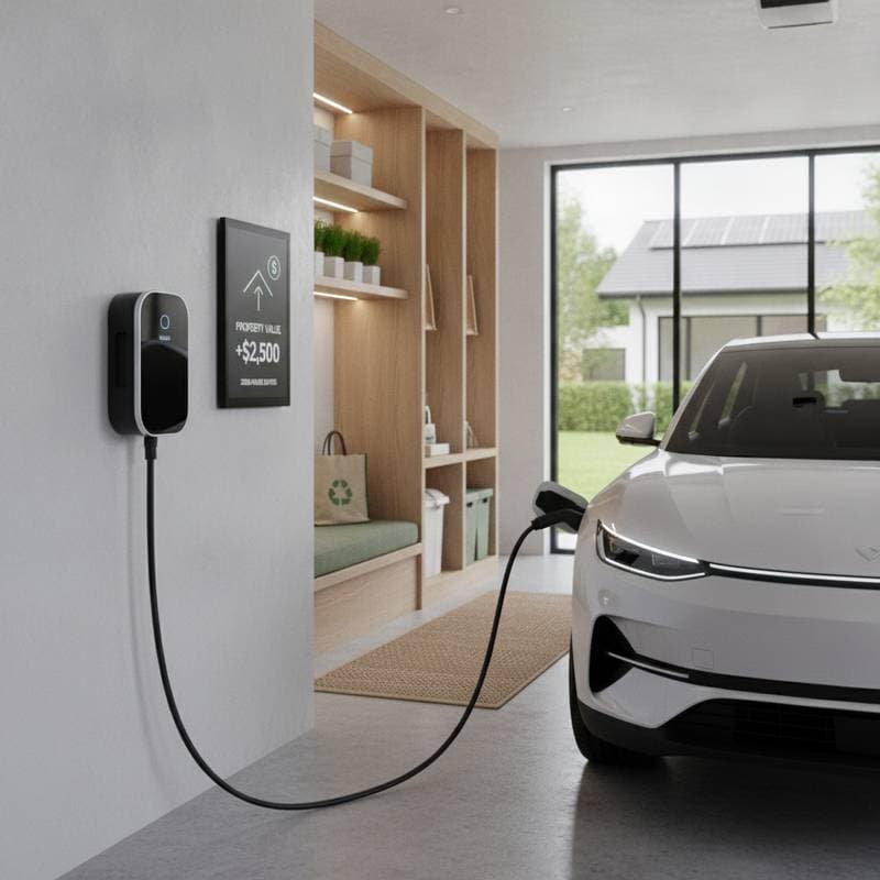 Featured image for EV Chargers Add $2,500 Appeal for 2026 Home Buyers
