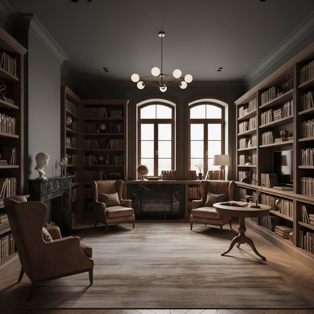 Featured image for Dark Academia Design Trend Raises Home Values in 2026